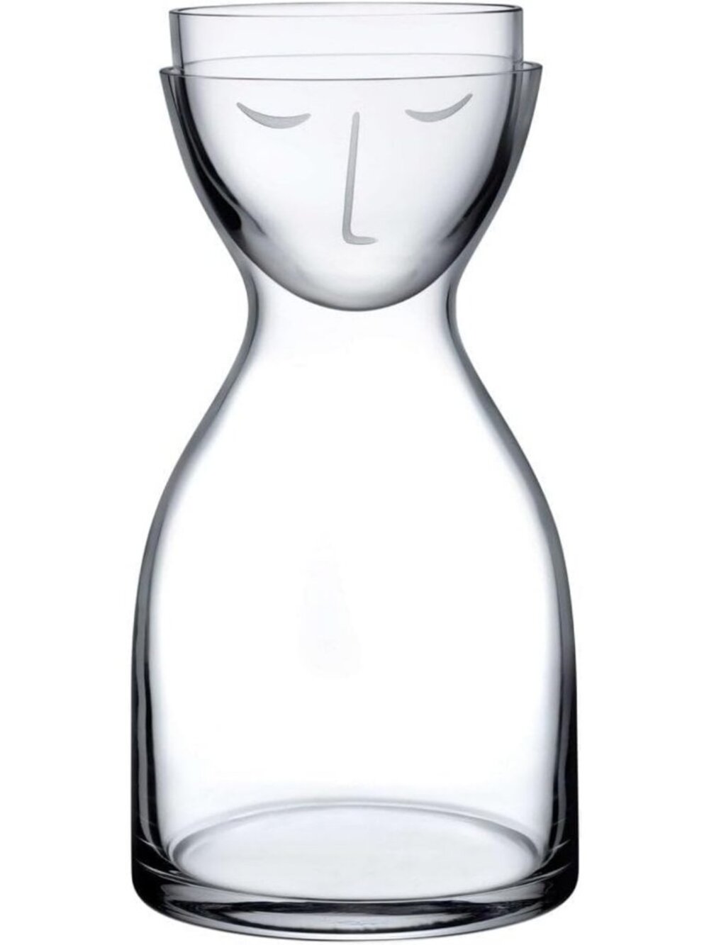 Elegant Crystal Carafe & Glass Set for Home Décor, Stylish Hydration Gift Set
